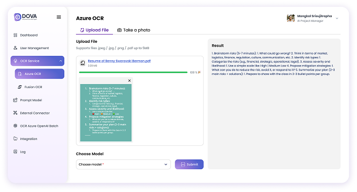 Azure OCR - Upload File 3 1