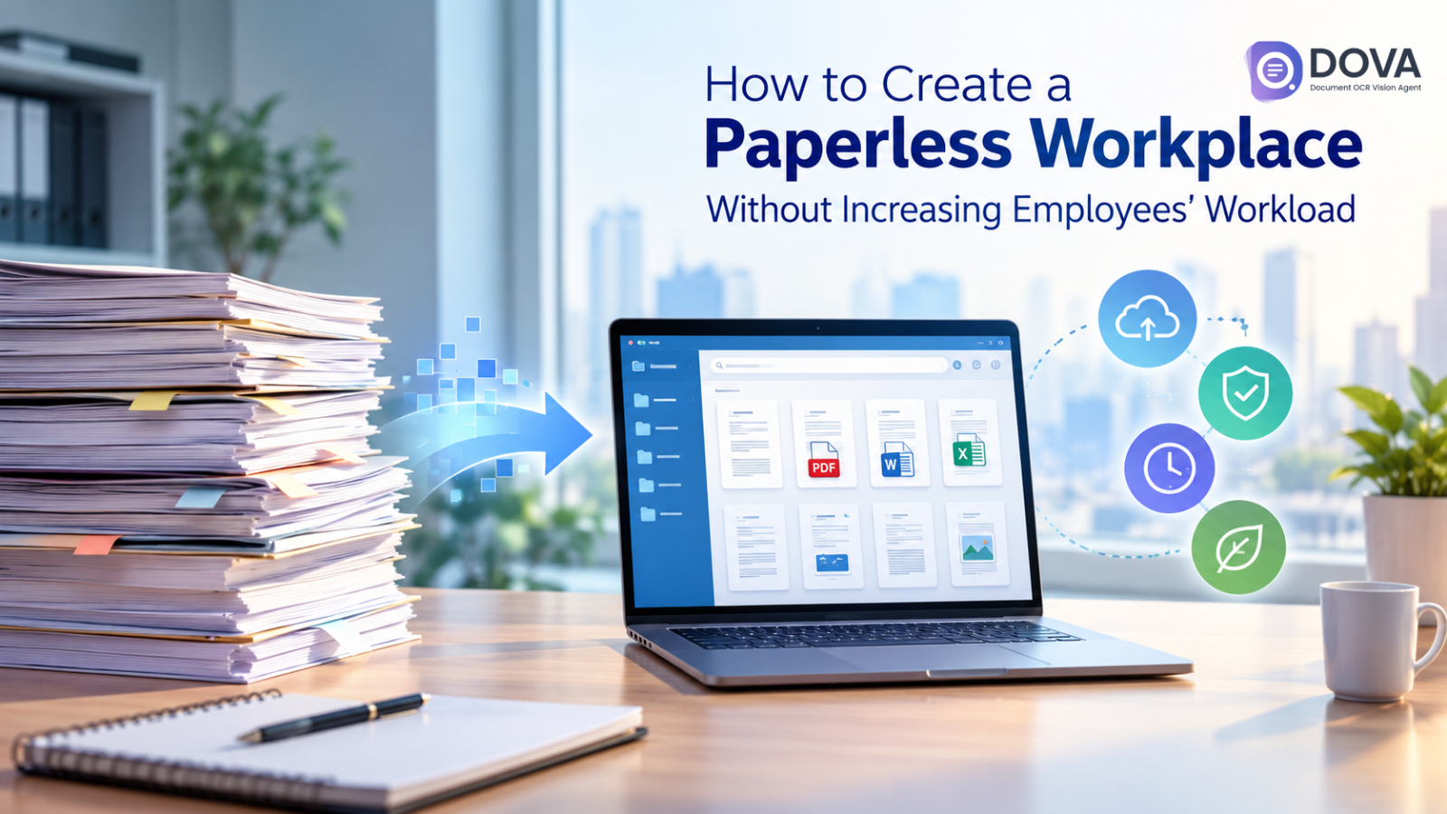 ทำ Paperless ในองค์กรอย่างไร DOVA